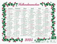  Vggkalender 2025 Lilla Hallonalmanackan