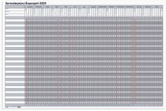  Kalender 2025 Semesterplan/rsprojekt whiteboard