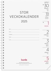  Kalender 2025 Stor Veckokalender refill