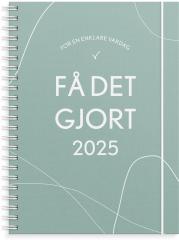  Kalender 2025 Få det gjort grön