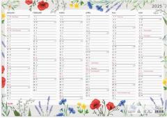  Vggkalender 2025 Vggblad Blomster