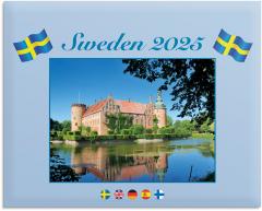  Väggkalender 2025 Sweden med kuvert