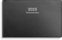  Kalender 2025 Veckokalendern svart plast