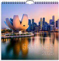  Väggkalender 2025 Skylines