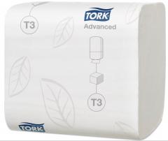  Tork Vikt Toalettpapper Advanced T3, 2-lager vit