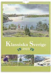  Väggkalender 2025 Klassiska Sverige